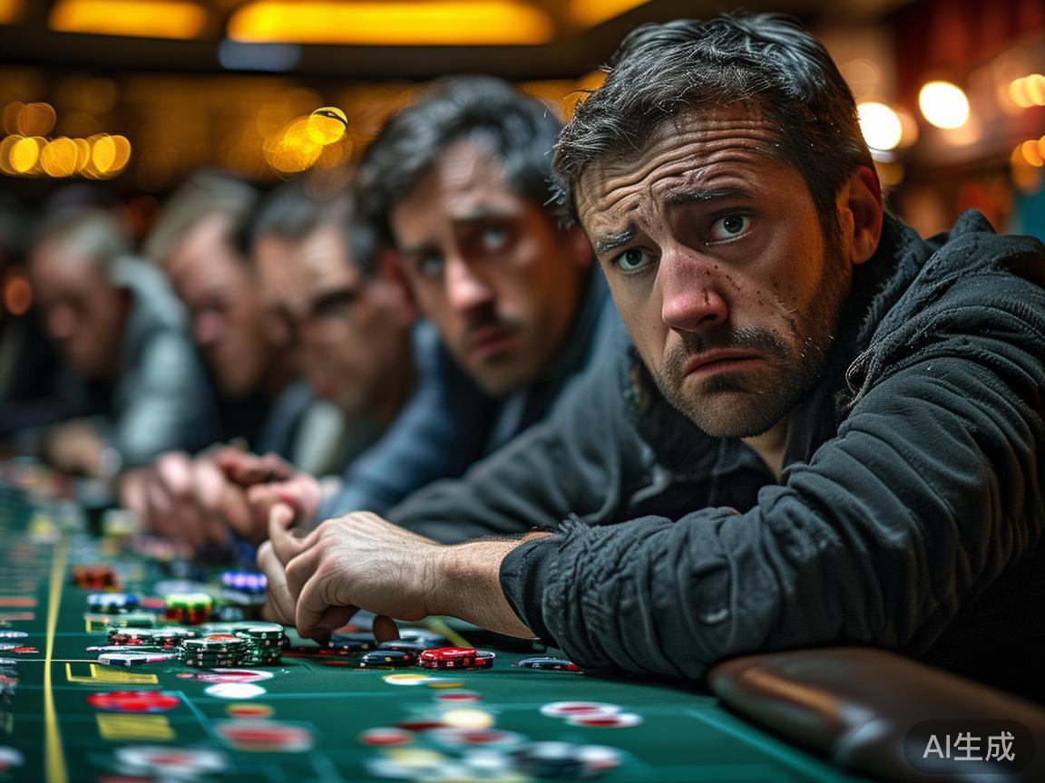 许多输钱的玩家实际上都面临着游戏成瘾的问题。沉迷于